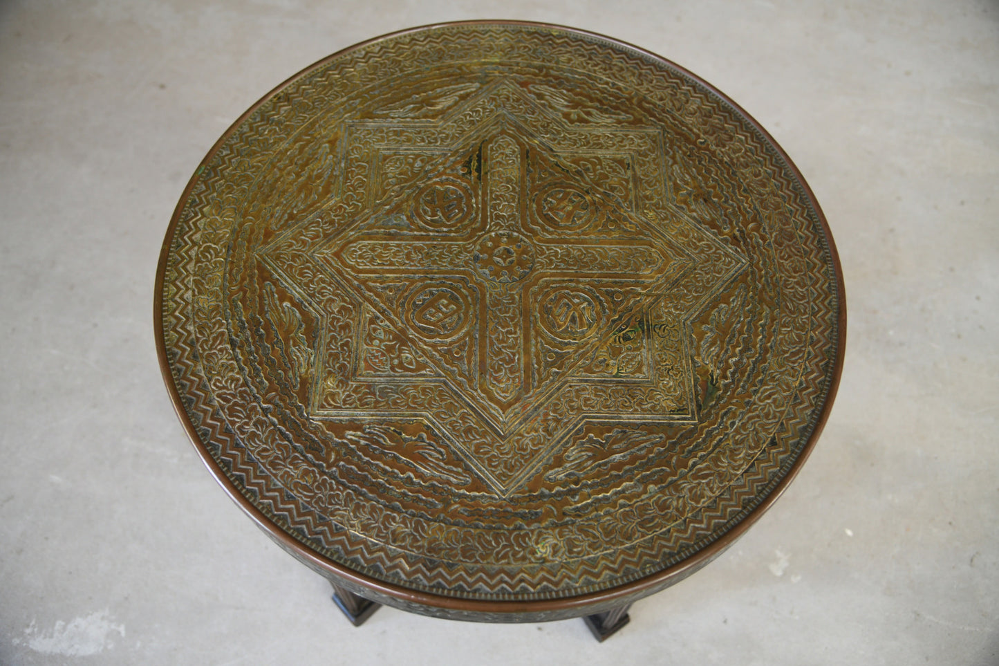 Brass Eastern Side Table