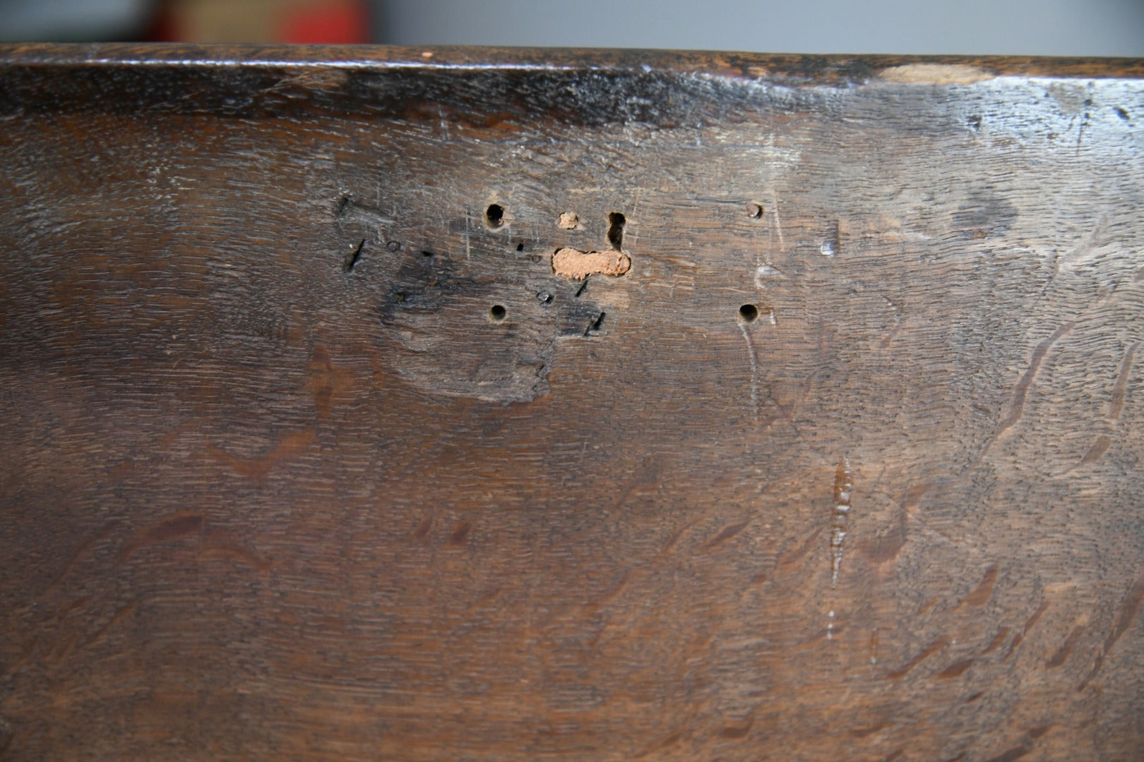 Antique Oak Mule Chest