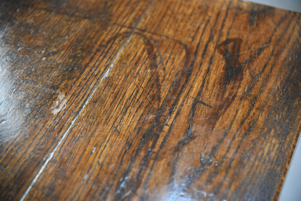 Antique Style Oak Refectory Table
