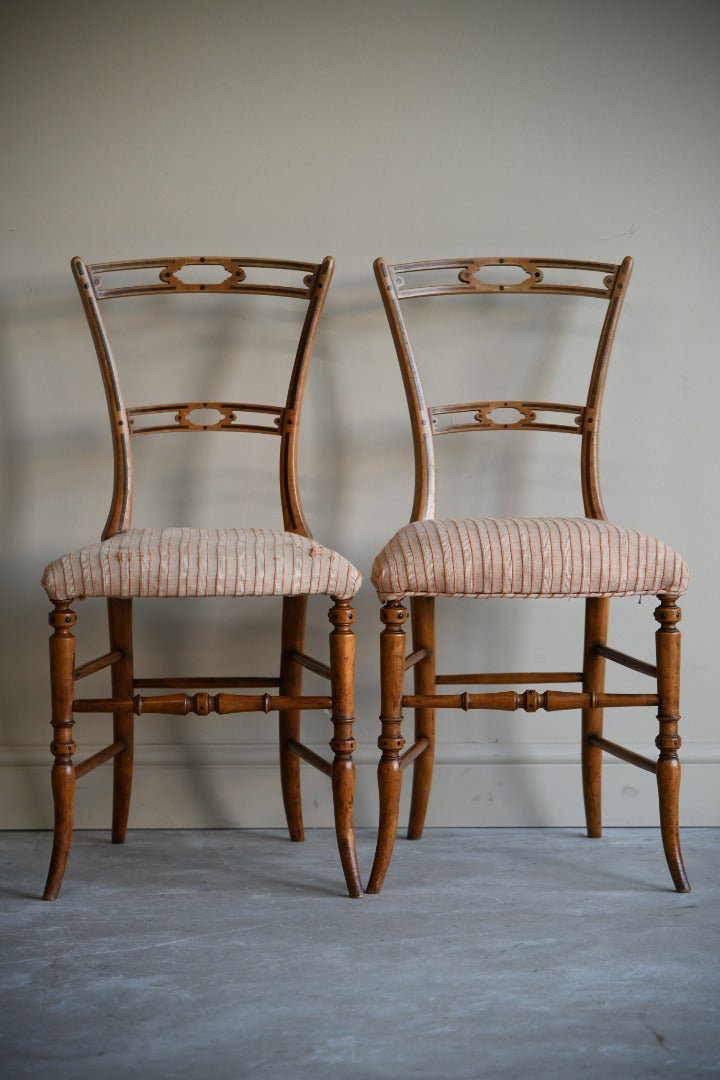 Pair Victorian Occasional Chairs