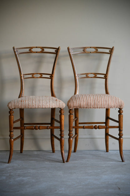 Pair Victorian Occasional Chairs