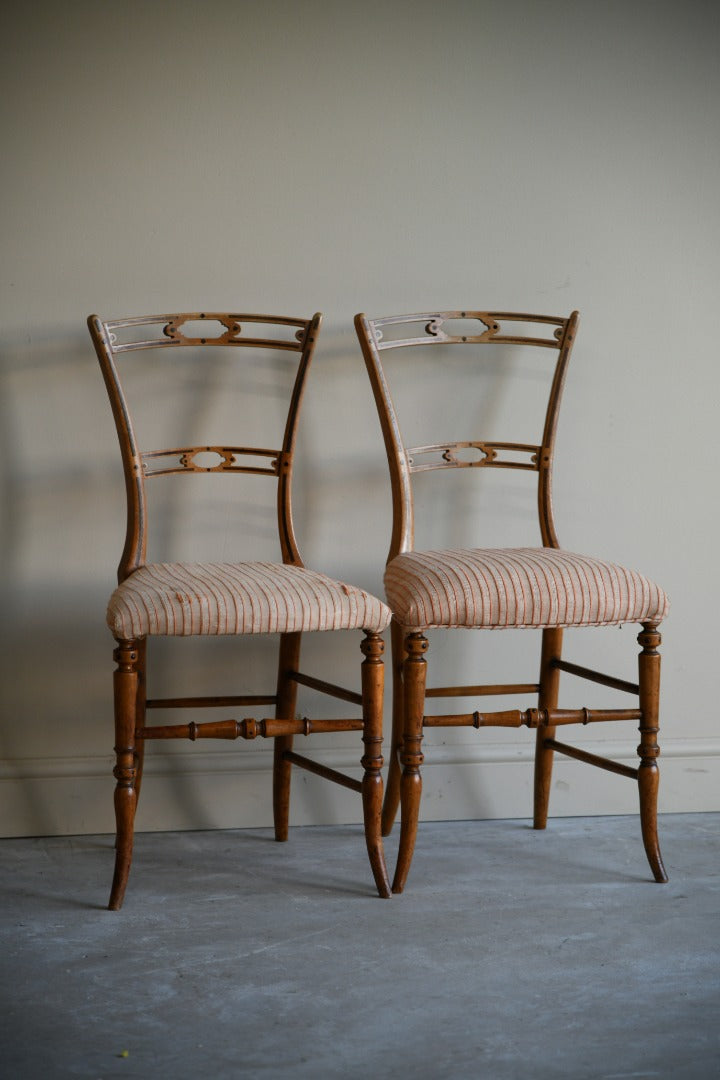 Pair Victorian Occasional Chairs