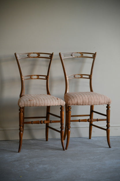 Pair Victorian Occasional Chairs