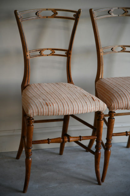 Pair Victorian Occasional Chairs