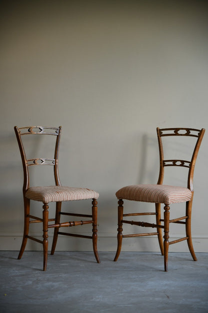 Pair Victorian Occasional Chairs