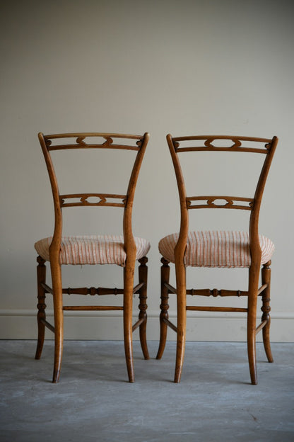 Pair Victorian Occasional Chairs