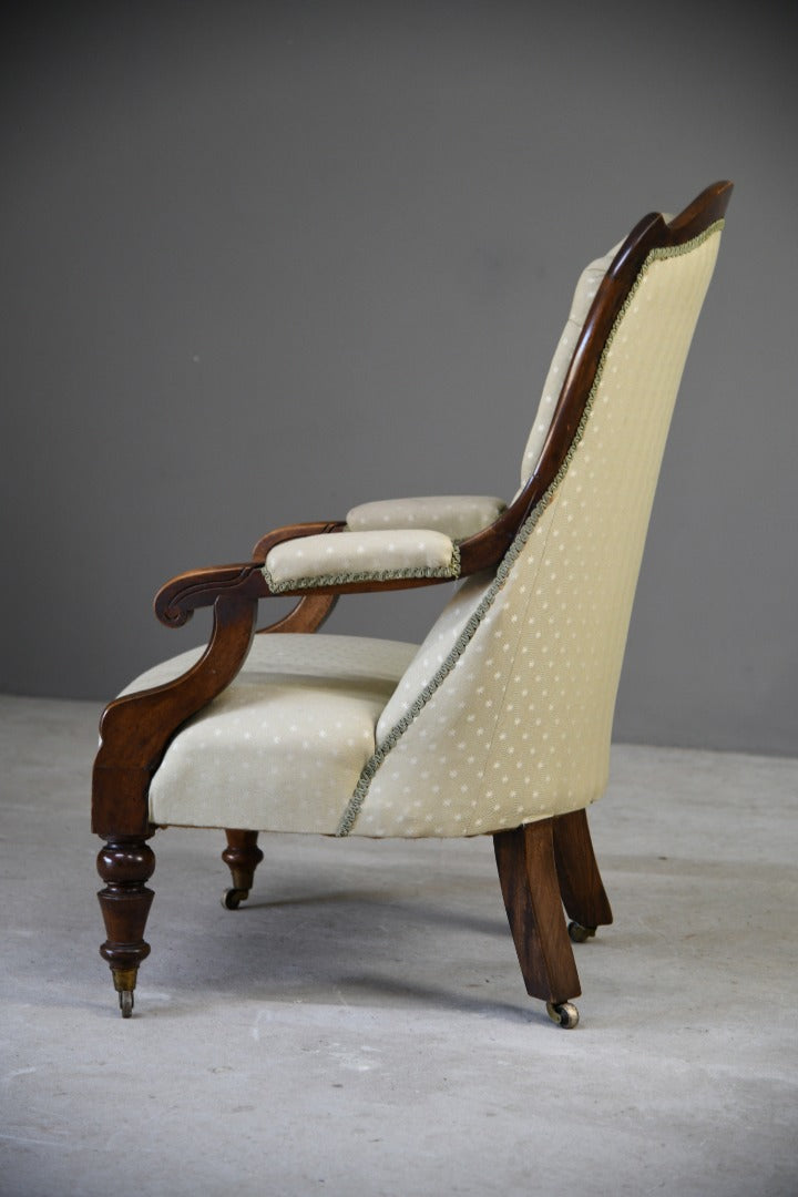 19th Century Mahogany Gentlemans Chair