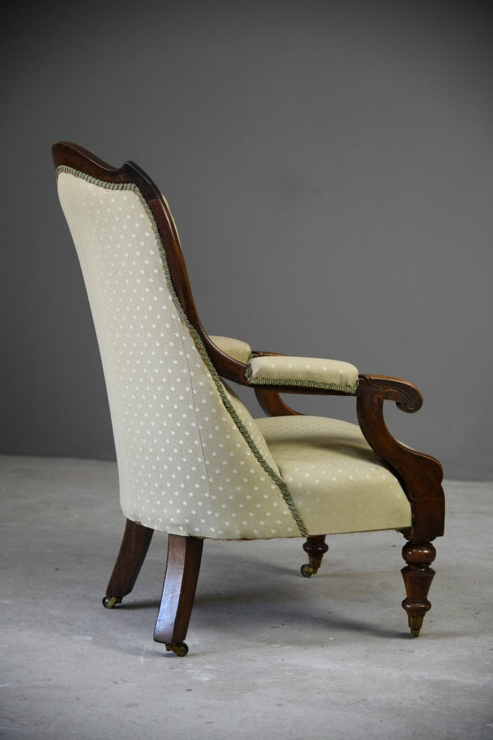 19th Century Mahogany Gentlemans Chair