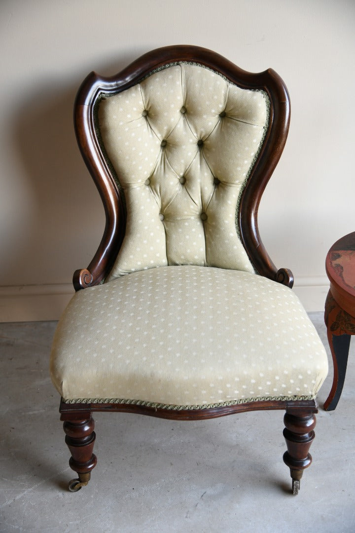 Victorian Upholstered Ladies Chair