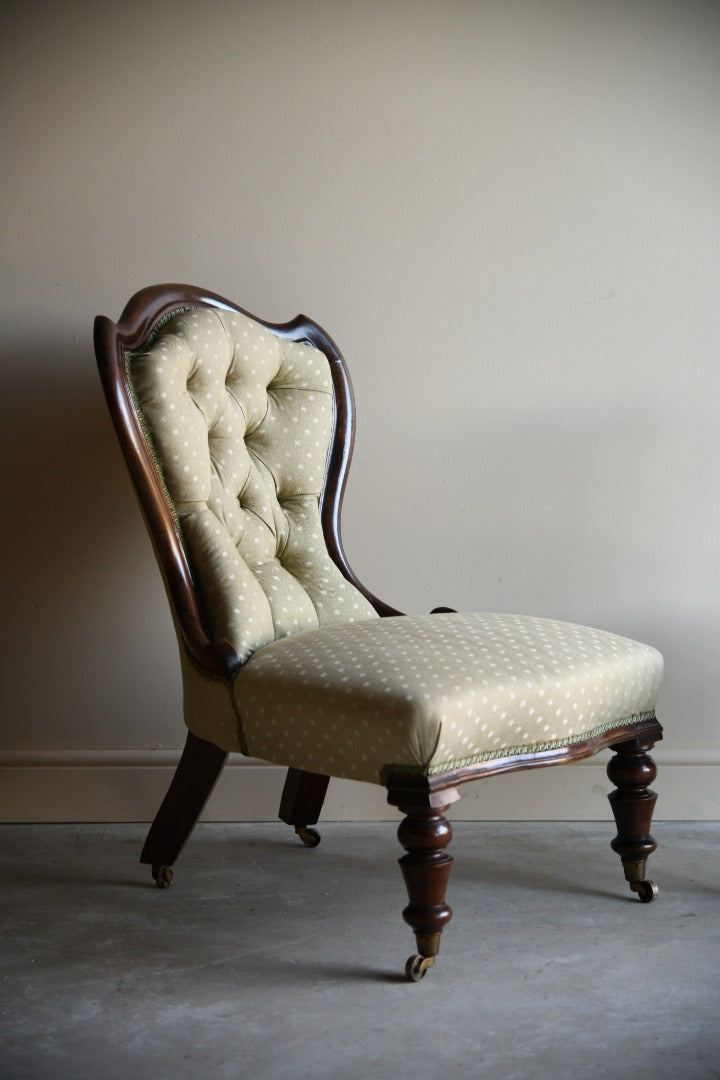 Victorian Upholstered Ladies Chair