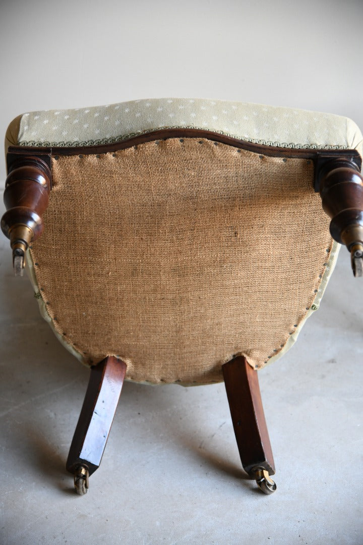 Victorian Upholstered Ladies Chair