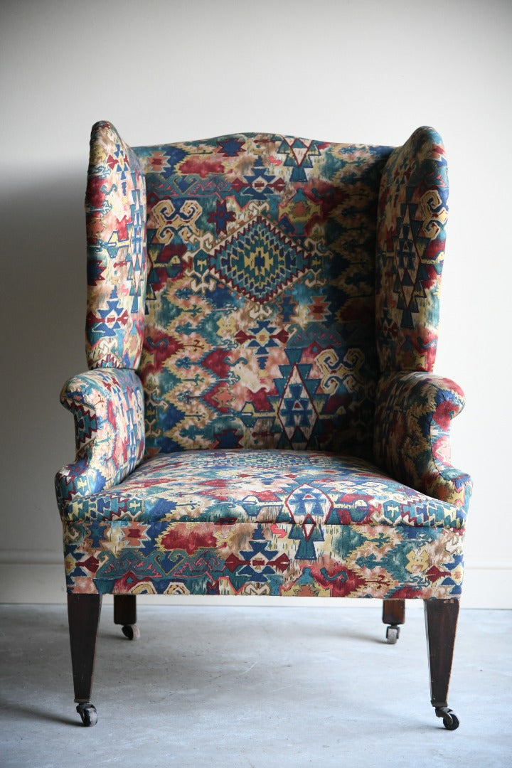 Antique Wing Back Armchair