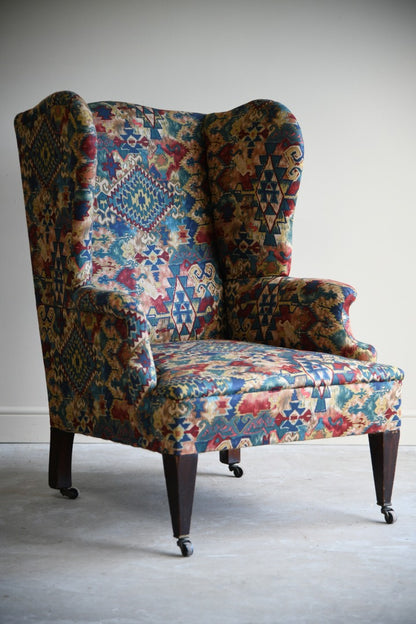 Antique Wing Back Armchair