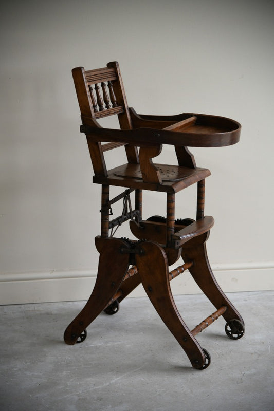Antique Edwardian High Chair