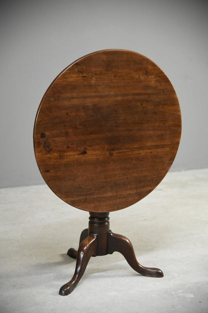 Georgian Fruit Wood Tilt Top Table