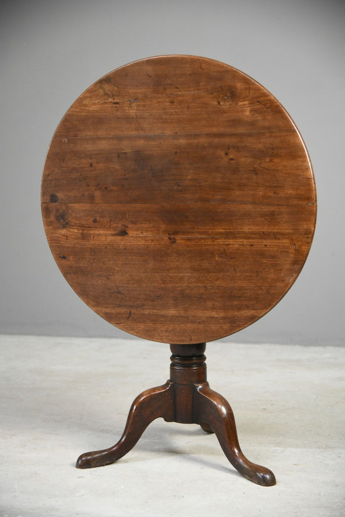 Georgian Fruit Wood Tilt Top Table