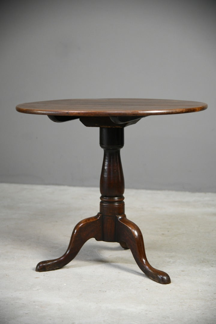 Georgian Fruit Wood Tilt Top Table