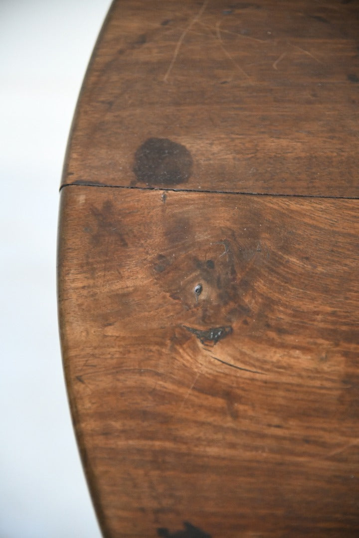 Georgian Fruit Wood Tilt Top Table