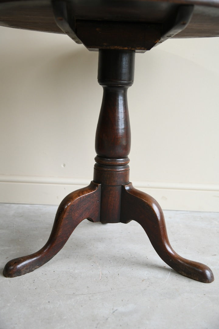 Georgian Fruit Wood Tilt Top Table