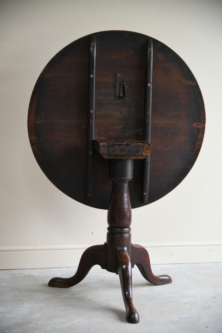 Georgian Fruit Wood Tilt Top Table