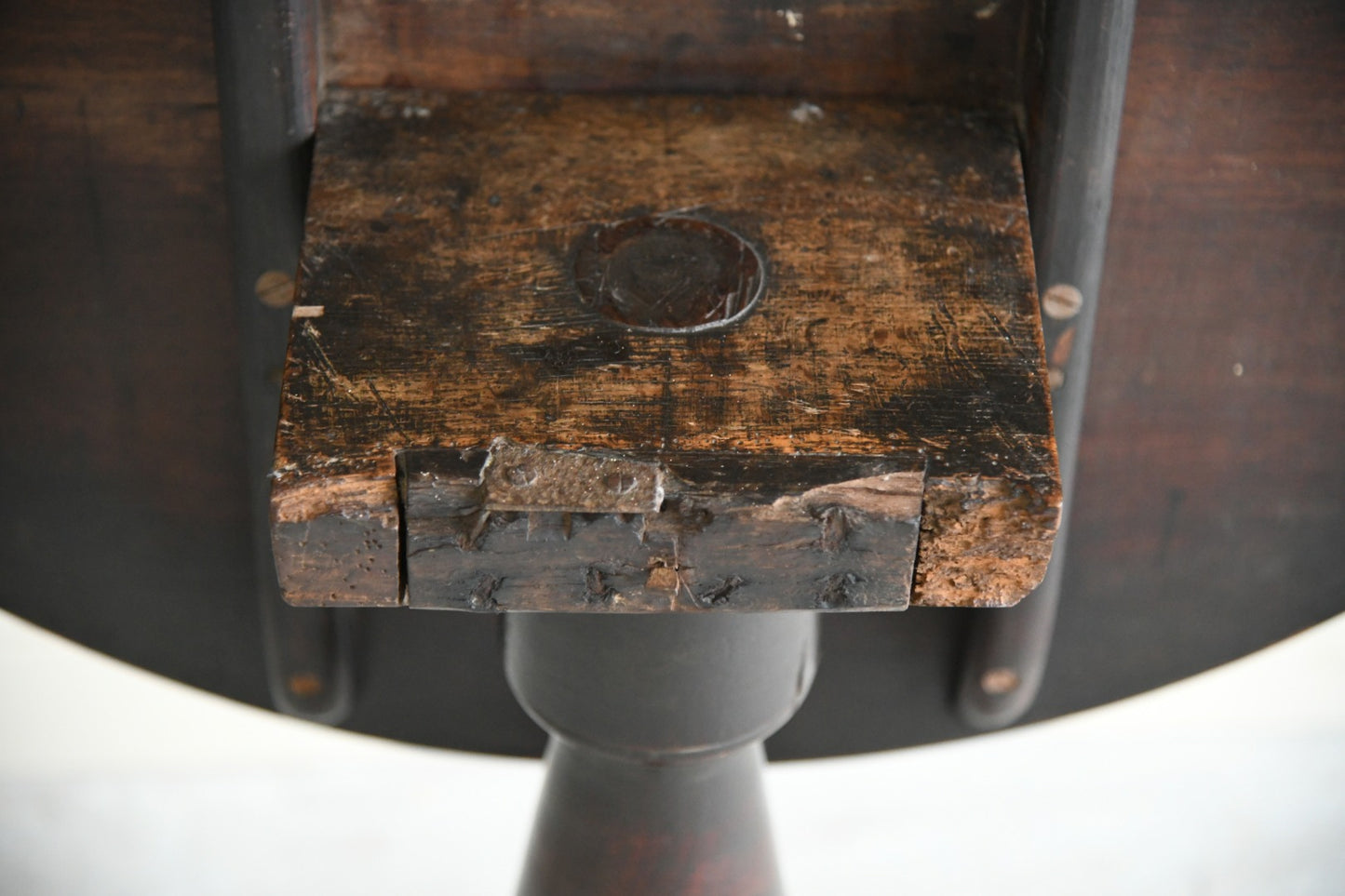 Georgian Fruit Wood Tilt Top Table