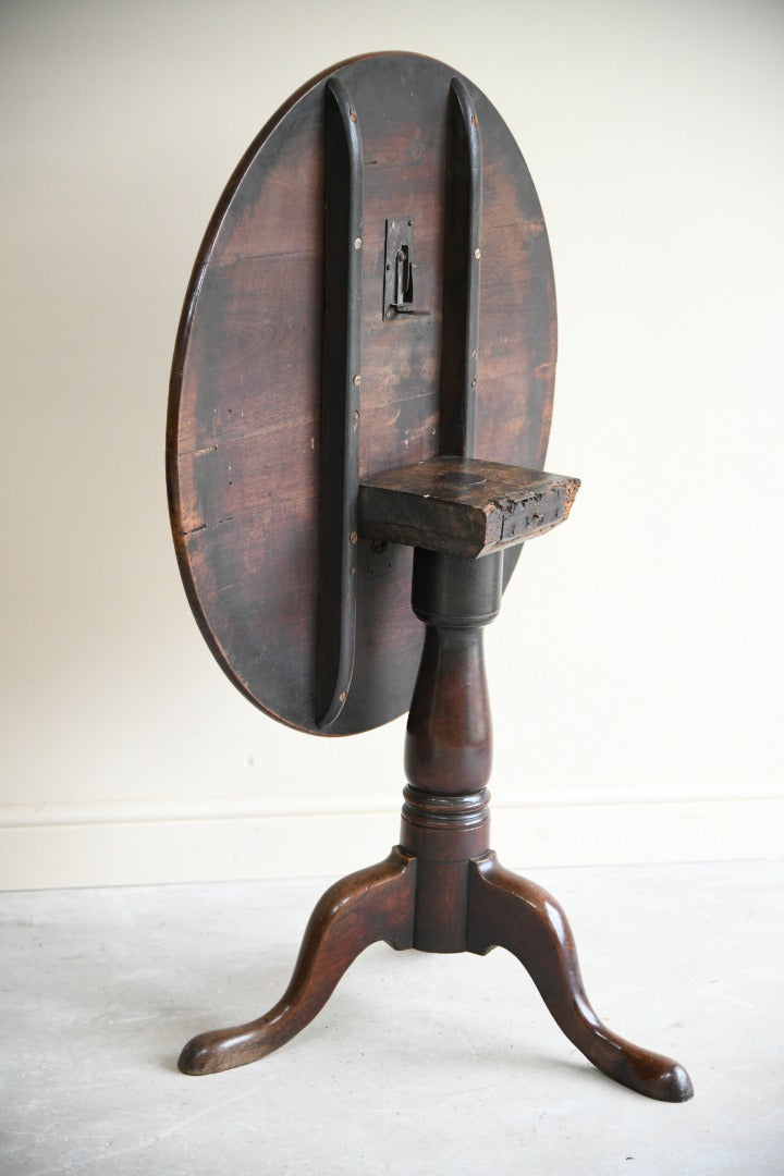 Georgian Fruit Wood Tilt Top Table