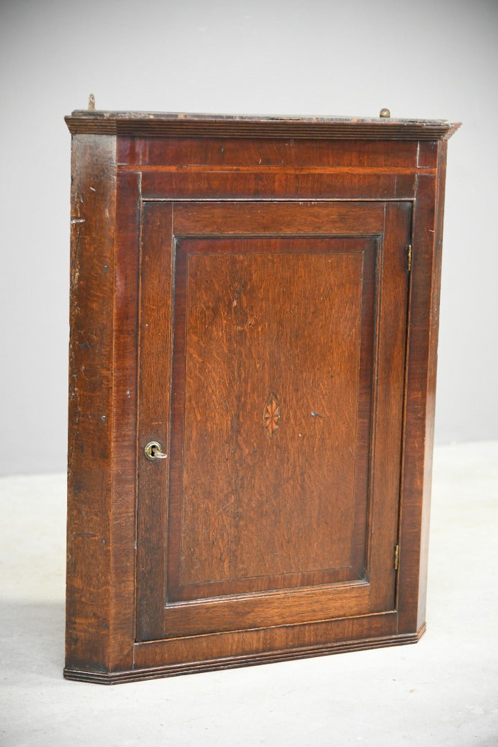 Georgian Oak Corner Cupboard