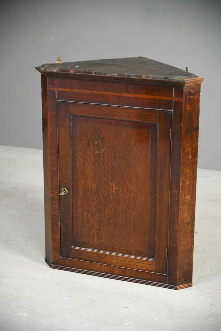 Georgian Oak Corner Cupboard