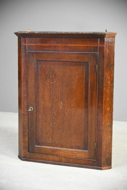 Georgian Oak Corner Cupboard