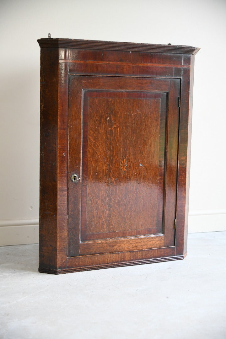 Georgian Oak Corner Cupboard