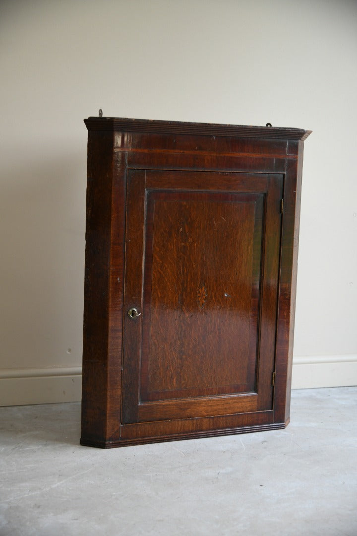 Georgian Oak Corner Cupboard