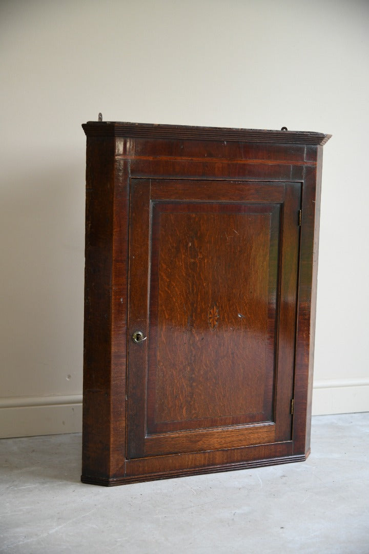 Georgian Oak Corner Cupboard