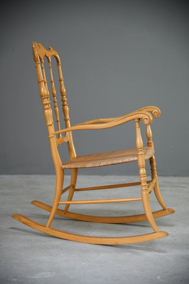 Beech & Cane Rocking Chair