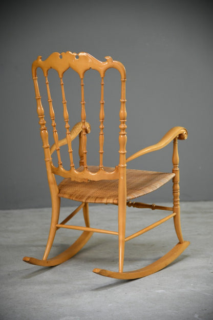 Beech & Cane Rocking Chair