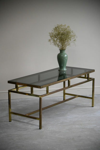 Retro Brass Coffee Table