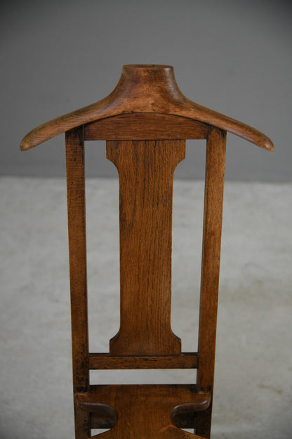 Early 20th Century Oak Valet Chair