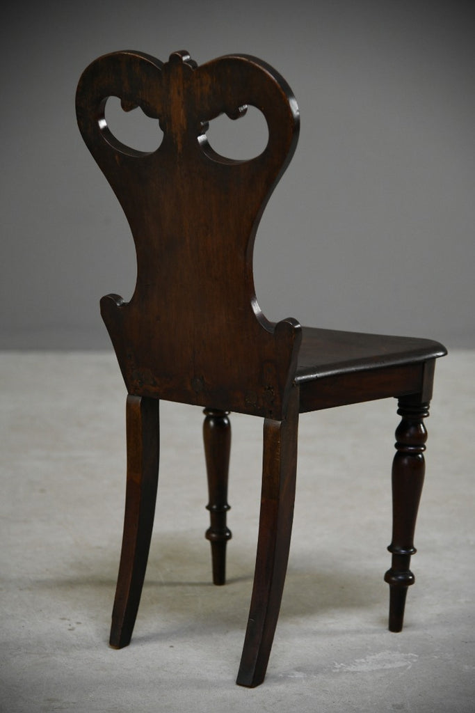 Victorian Mahogany Single Hall Chair
