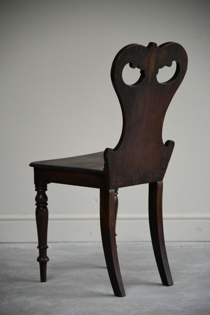 Victorian Mahogany Single Hall Chair