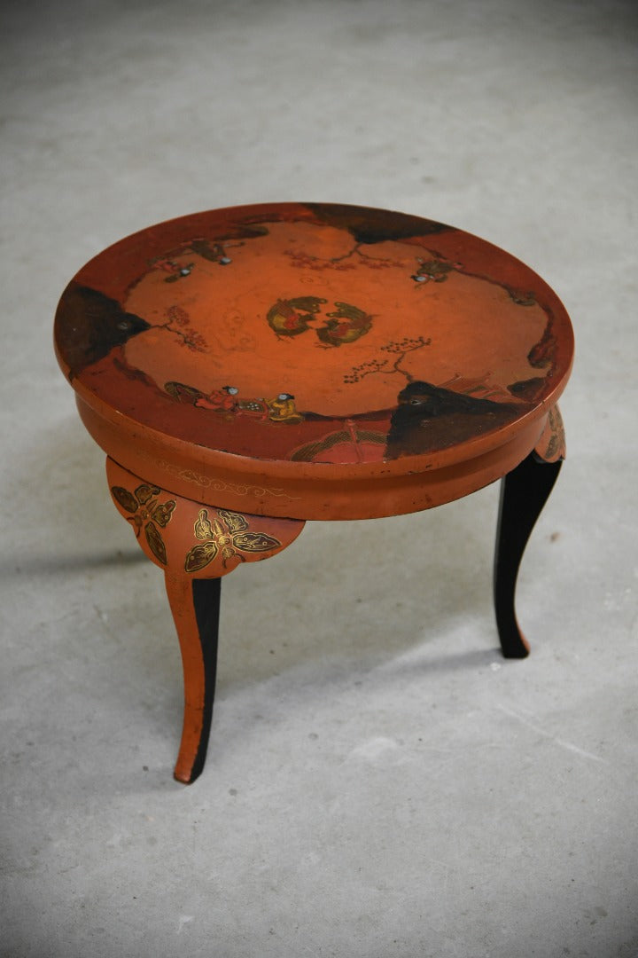 Red Oriental Coffee Table