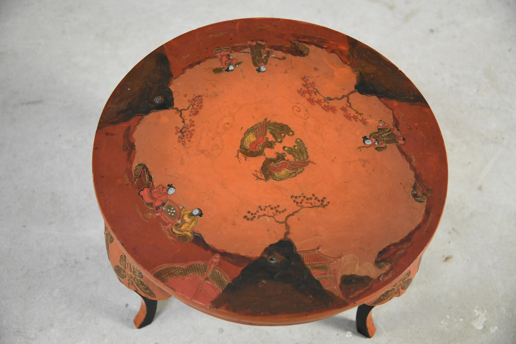 Red Oriental Coffee Table