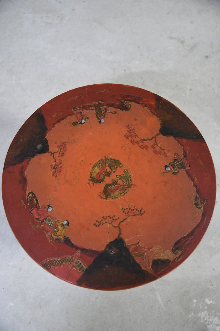 Red Oriental Coffee Table