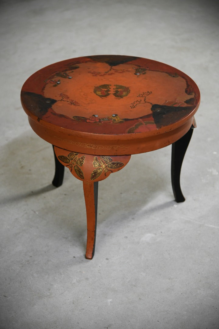 Red Oriental Coffee Table