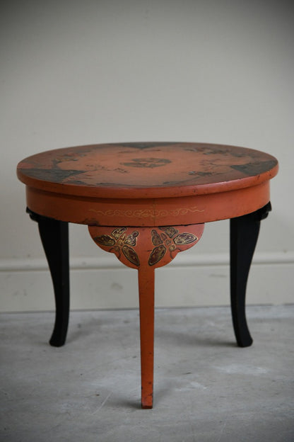 Red Oriental Coffee Table