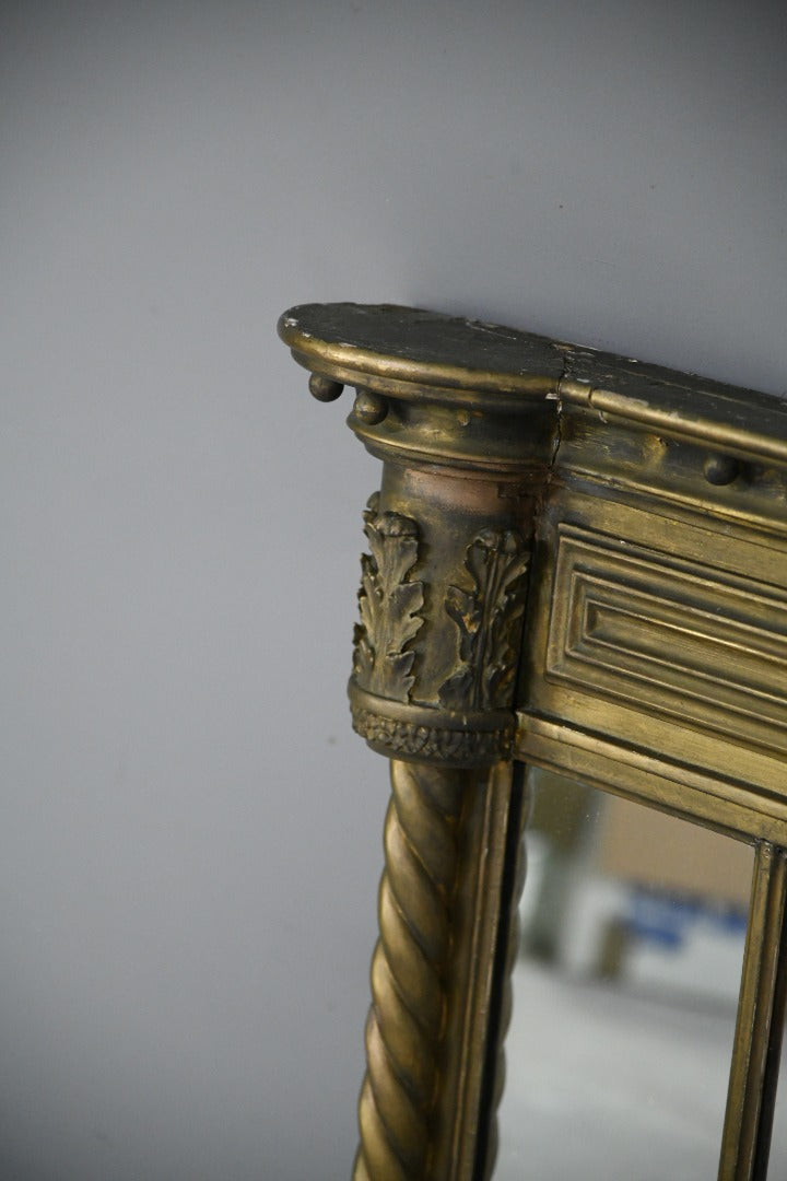 Antique Gilt Overmantle Mirror