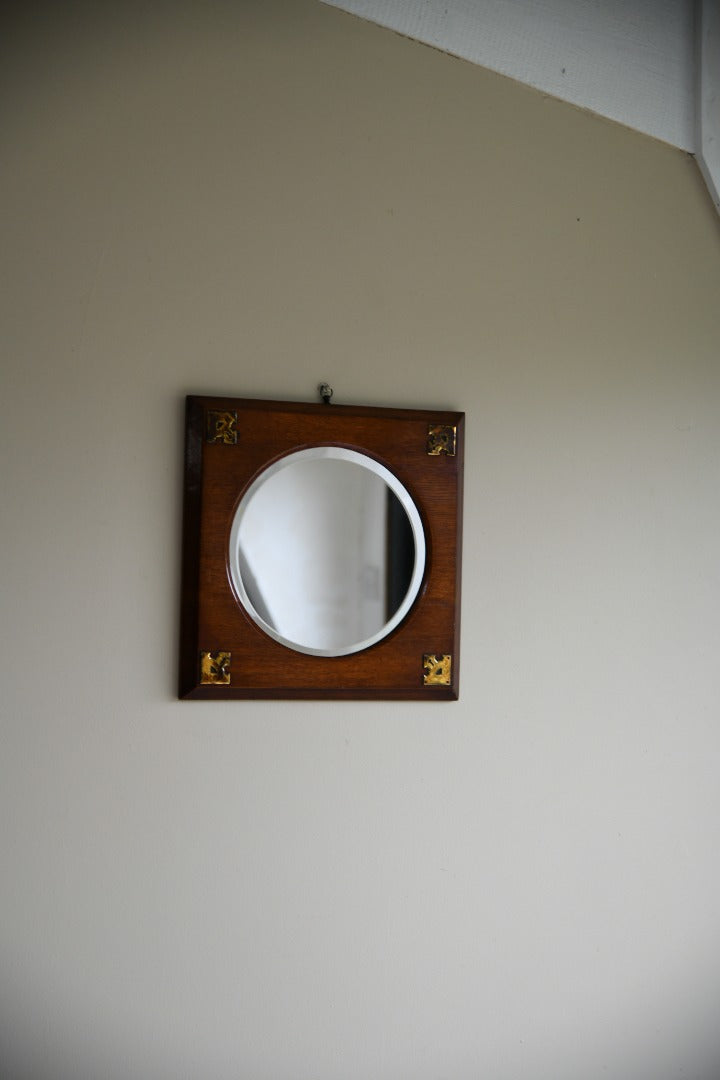 Oak Frame Wall Mirror