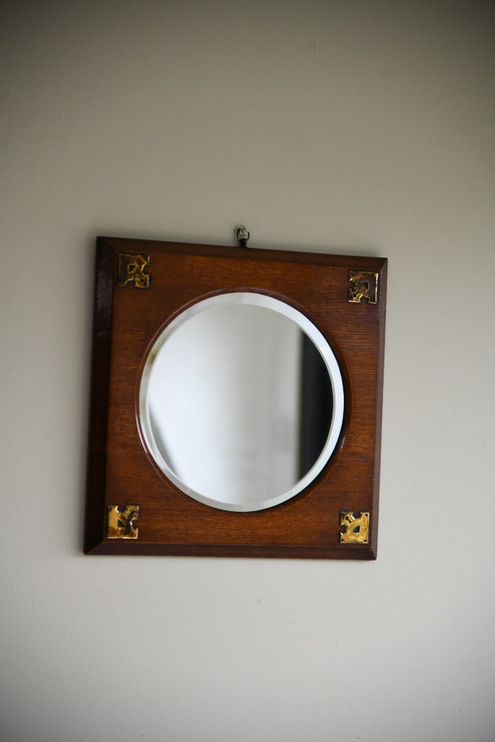 Oak Frame Wall Mirror