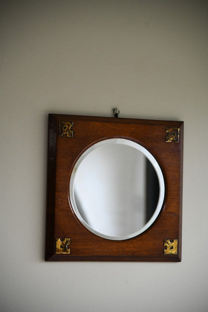 Oak Frame Wall Mirror