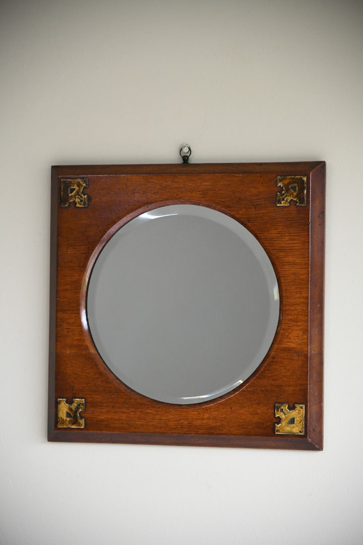 Oak Frame Wall Mirror