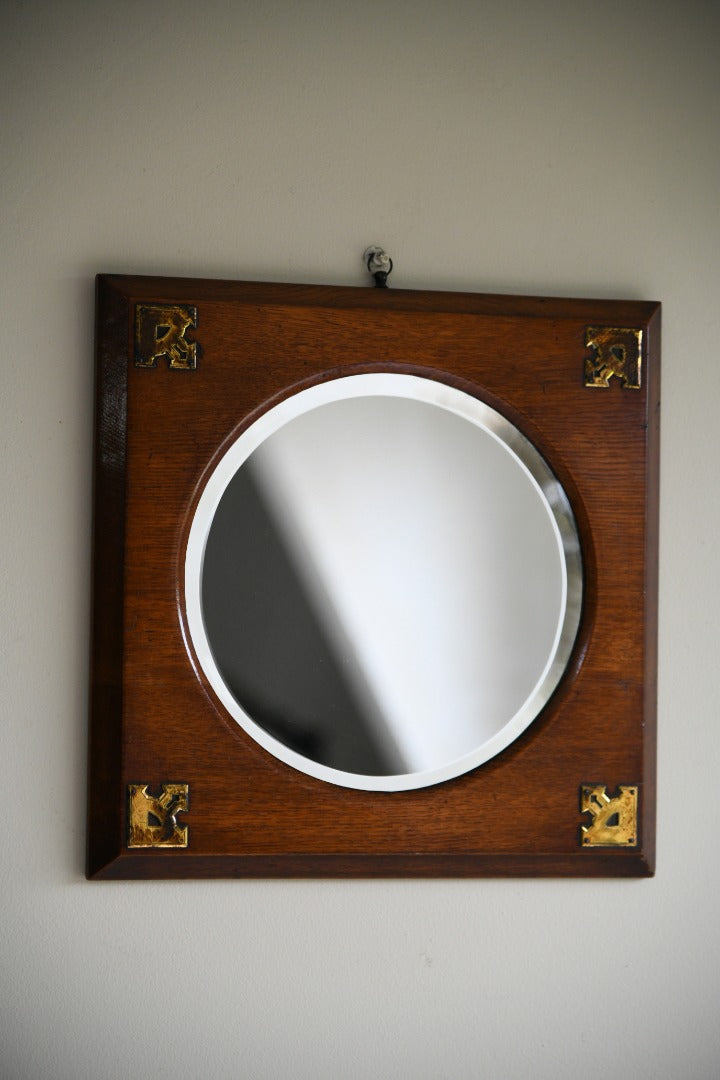 Oak Frame Wall Mirror