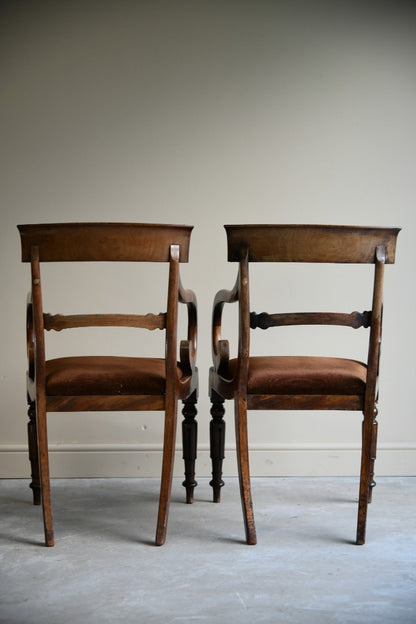 8 Antique Mahogany Dining Chairs